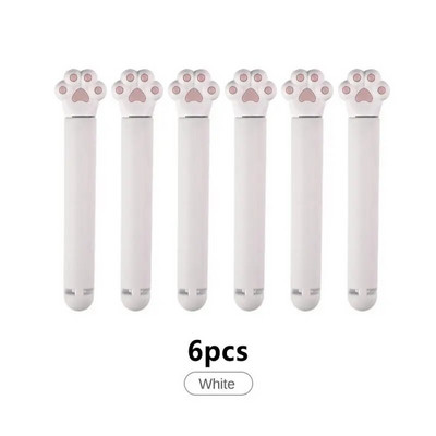 Stezaljke za vrećice za mačju šapu u obliku crtane mačje šape Stezaljka za pakiranje hrane s dobrim brtvljenjem Kuhinja 6 kopči za zatvaranje vrećice za kruh za kućni ured