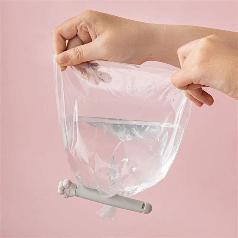 Stezaljke za vrećice za mačju šapu u obliku crtane mačje šape Stezaljka za pakiranje hrane s dobrim brtvljenjem Kuhinja 6 kopči za zatvaranje vrećice za kruh za kućni ured