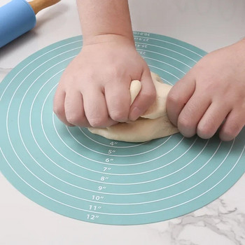 Πικάπ για κέικ Πατάκι ψησίματος σιλικόνης για κέικ με μέγεθος Αντικολλητικό Ανθεκτικό σε υψηλή θερμοκρασία Bake Tool Kitchen Gadget