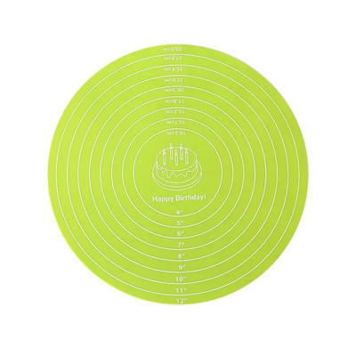 Tortų sukamasis stalas Pat silikoninis kepimo kilimėlis tortui su nelipniu aukštai temperatūrai atspariu virtuvės įtaisu