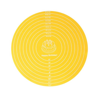 Tortų sukamasis stalas Pat silikoninis kepimo kilimėlis tortui su nelipniu aukštai temperatūrai atspariu virtuvės įtaisu