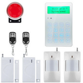 Belaidė GSM signalizacijos sistema Namų signalizacijos sistemos Sauga Namų bevielis signalas 850/900/1800/1900MHz palaikymas rusų/anglų k.