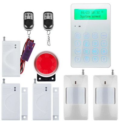 Belaidė GSM signalizacijos sistema Namų signalizacijos sistemos Sauga Namų bevielis signalas 850/900/1800/1900MHz palaikymas rusų/anglų k.