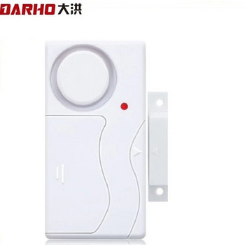 Darho Доор/Прозорец Домашна сигурност ABS Безжични 2 Дистанционни управления 8 аларми Магнитна сензорна система Домашен звънец с високи децибели