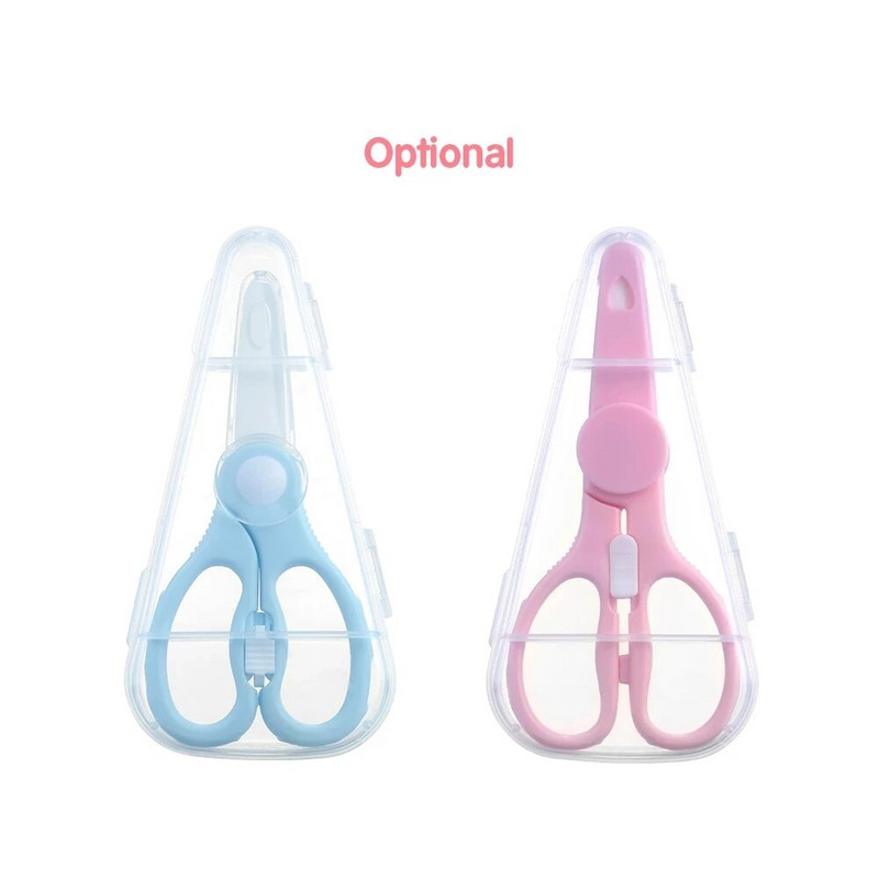 3 viename Mamos ir vaiko reikmenys Profesionalios kūdikių maisto keraminės žirklės su dėžute kūdikių maisto papildų žirklės kūdikių maitinimui