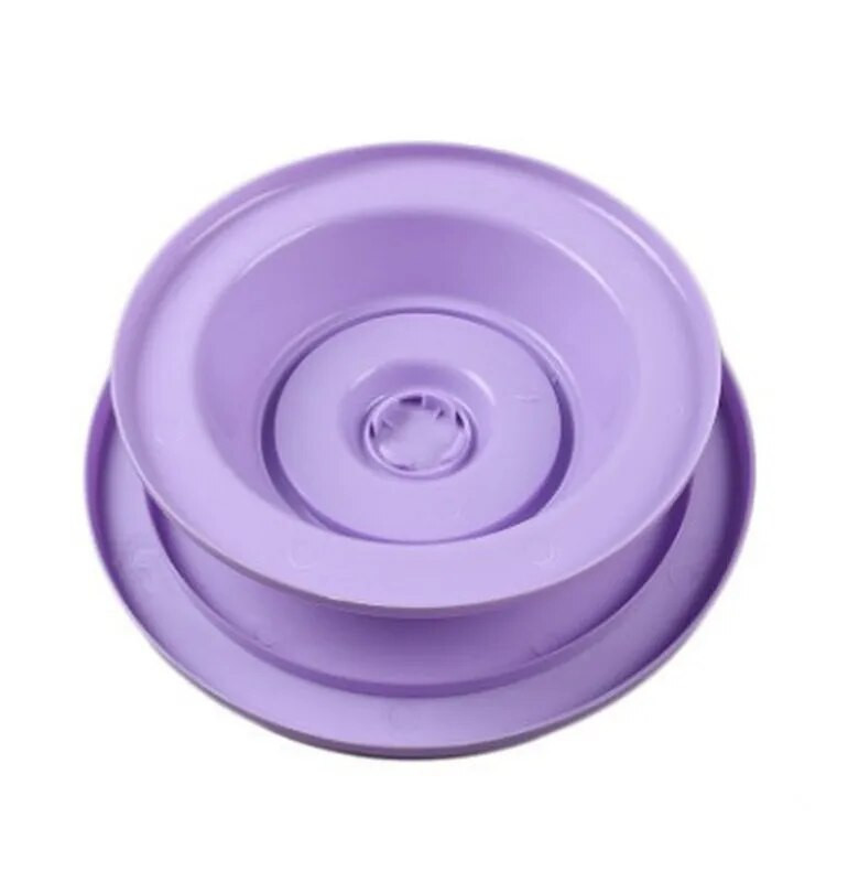 Plastikinės torto lėkštės sukamasis, neslystantis apvalus tortų stovas Tortų dekoravimui sukamojo stalo virtuvės „pasidaryk pats“ keptuvės kepimo įrankis