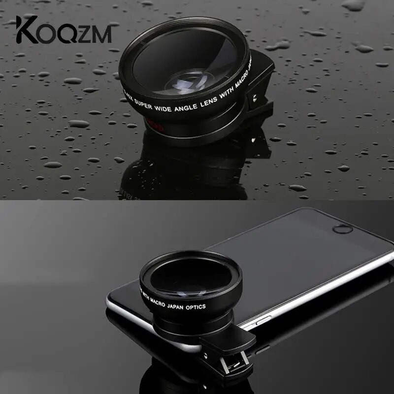 1 db telefonlencse készlet 0,45x szuper széles látószögű és 12,5x szuper makró objektíves HD kamera Lentes Galaxy iPad Xiaomi All Mobilhoz