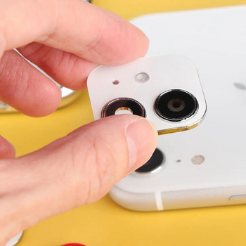 Надграждане на протектор за екран Поддръжка на светкавица Стикер за фалшив обектив на камера за iPhone XR X до iPhone 11 Pro Max Калъф за секунди Промяна