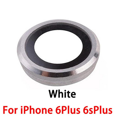 Galinės kameros objektyvo stiklo dangtelis su rėmo pakaitine dalimi, skirta iPhone 6 6s 6Plus 6sPlus 7 7Plus 8 8Plus