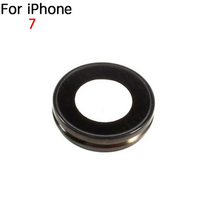 Galinės kameros objektyvo stiklo dangtelis su rėmo pakaitine dalimi, skirta iPhone 6 6s 6Plus 6sPlus 7 7Plus 8 8Plus