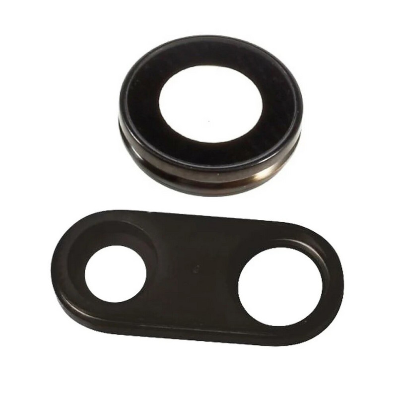 Galinės kameros objektyvo stiklo dangtelis su rėmo pakaitine dalimi, skirta iPhone 6 6s 6Plus 6sPlus 7 7Plus 8 8Plus