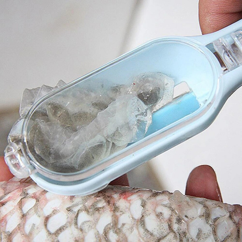 Plastikinis žuvų žvynų šepetėlis Žuvies odos šepetėlis greitai pašalinamas.