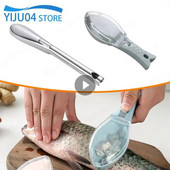 Žuvies svarstyklės grandymo virtuvės žuvies valymo peilis pjaustytuvas nerūdijantis žvynas žuvies valymo įrankiams Žuvies odos šepetėlis virtuvės prietaisai