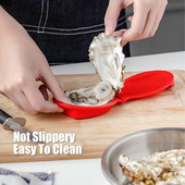 Naujas „Oyster Shucking“ rankų spaustukas silikoninis „Oyster Shucker“ vėžiagyvių atidarytuvo įrankis virtuvės įrankis jūros gėrybių austrių peilių atidarytuvui