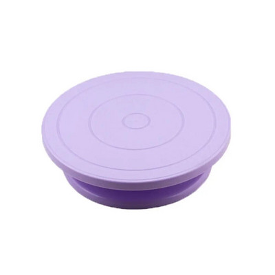 Neslystantis plastikinis sukamasis pyrago stalas Lanksčiai sukasi apvalus besisukantis torto pasukamas stalas Stabilus tortų stovas, besisukanti virtuvė