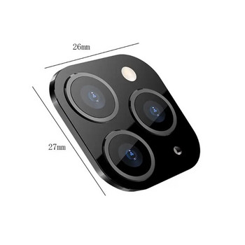 Нов капак на обектива на камерата за iPhone X XS / XS MAX Промяна на секунди за iPhone 11 Pro Стикер на обектива Модифициран капак на камерата