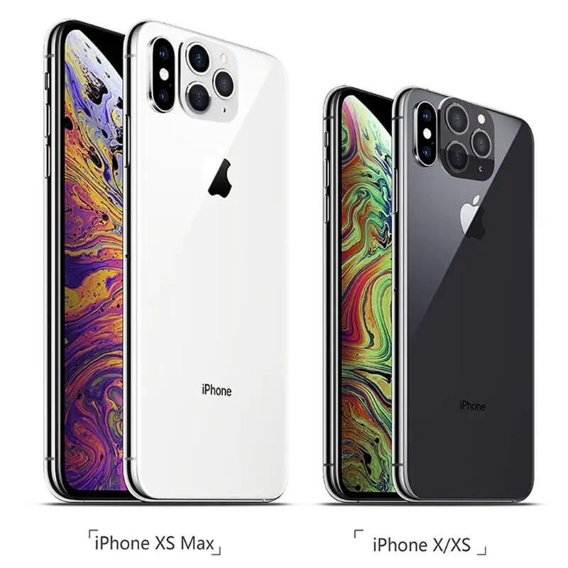 Új kameralencsevédő iPhone X XS / XS MAX Seconds Change for iPhone 11 Pro objektív matrica Módosított kameraburkolat