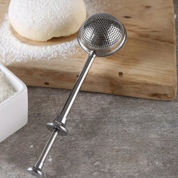 304 Ανοξείδωτο ατσάλι Matcha Powder Spice Sieve Frosting Icing Sugar Filter Baking Tools Powder Spreader Gadgets για εργαλεία κουζίνας