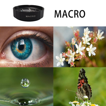 Макро обектив 4K HD обектив за професионална фотография на камерата на телефона за мигли Диамантени бижута 30X макро обектив за обектив на смартфон