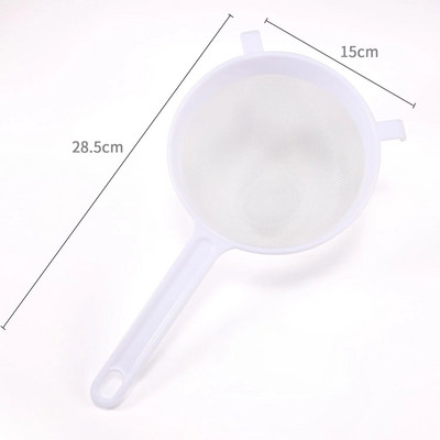 Rankinis miltų sietelis Maisto klasės medžiaga Smulkaus tinklelio sietelis Arbatos sultys Miltų filtro sietelis Namų virtuvės priedai Kepimo įrankiai