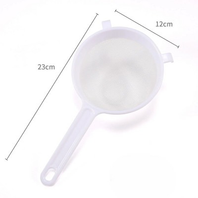 Rankinis miltų sietelis Maisto klasės medžiaga Smulkaus tinklelio sietelis Arbatos sultys Miltų filtro sietelis Namų virtuvės priedai Kepimo įrankiai