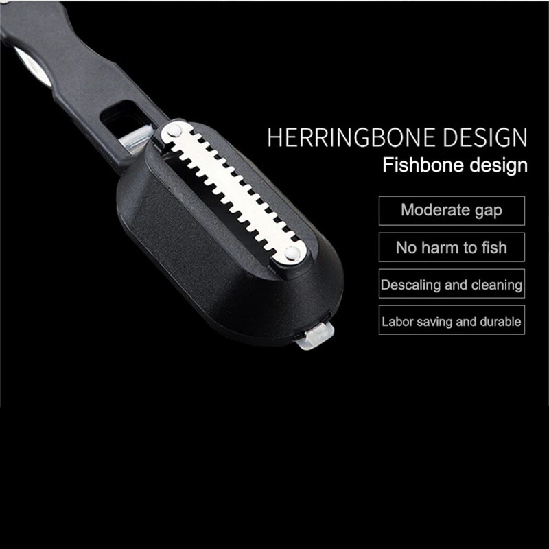 Žuvies valymo įrankiai Žuvų svarstyklės Odos valiklis Skaldyklė ir peilis Virtuvės prietaisai Moliuskų atidarytuvas Žuvų žvynai Grandiklis