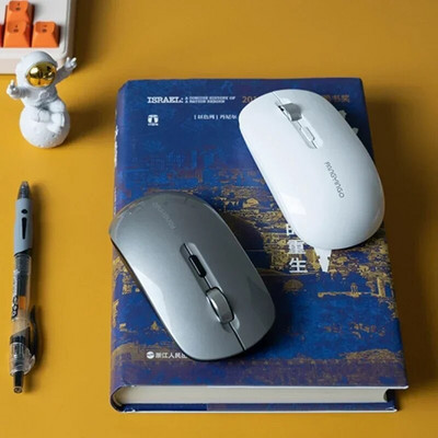 F107 акумулаторна безжична мишка 2.4G връзка за компютър, лаптоп
