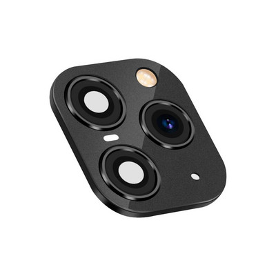 Prabangus netikras fotoaparato objektyvo dangtelis, apsauginis stiklo dėklo lipdukas, palaikymas blykstės sekundėmis Keisti į i Phone 11 Pro Max, skirtas i Phone XR X