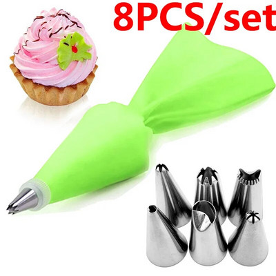 NAUJAS Vienkartinis konditerijos maišelis Maisto glazūra Kremo antgalis Fondant Tortų dekoravimas Tešlos patarimai Įrankiai Maži dideli tortų įrankiai