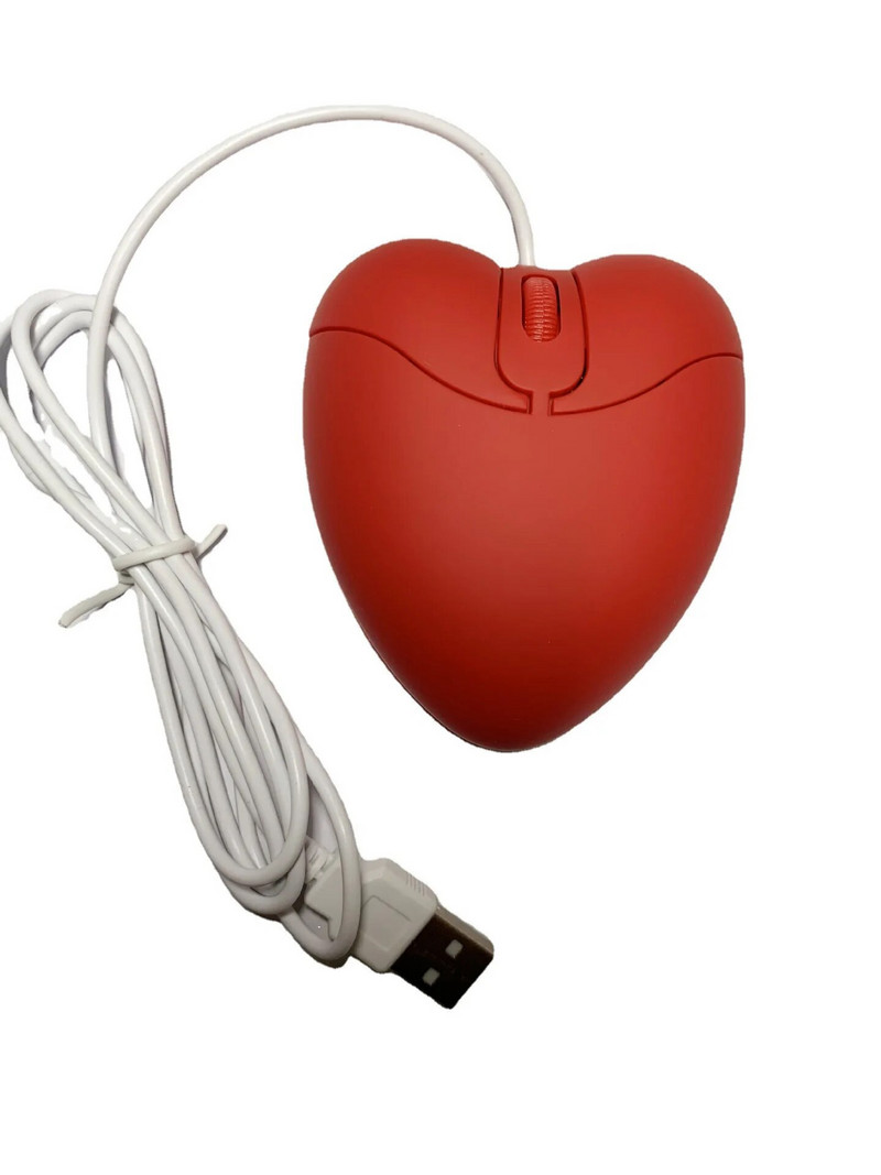 Miela belaidė 2.4G „Bluetooth“ dviejų režimų meilės pelė juokinga laidinė studento pelė Kūrybiškos dovanos