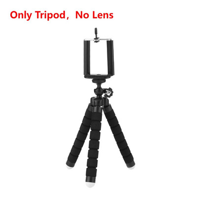 Teleszkóp teleobjektív 20X/12X/8X zoom objektív Külső okostelefon kamera lencse Állítható gyújtótávolságú nagy nagyítású lencse