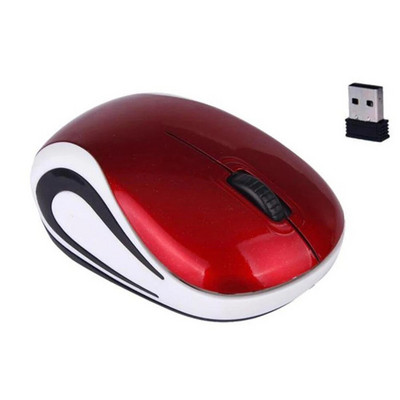 Belaidė žaidimų pelė Nešiojamas kompiuteris nešiojamasis kompiuteris 800/1200DPI USB 3 mygtukai Optinė 2.4G mini belaidė pelė