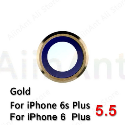 AiinAnt Sapphire Crystal stražnji stakleni prsten stražnje kamere za iPhone 6 6s Plus Dijelovi za popravak poklopca prstena objektiva kamere