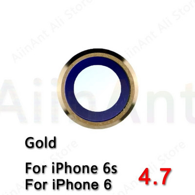 AiinAnt Sapphire Crystal stražnji stakleni prsten stražnje kamere za iPhone 6 6s Plus Dijelovi za popravak poklopca prstena objektiva kamere