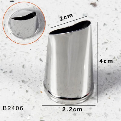 Metaliniai kreminiai purkštukai Tortų dekoravimo įrankiai Nerūdijančio plieno glazūra vamzdžių antgalių antgaliai Nauji torto fondant dekoro kepimo įrankiai