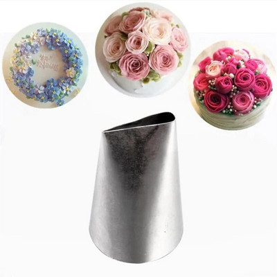 3 tk suure suurusega roostevabast terasest roosiõieline kreemtoru toruotsikud kookide küpsetamiseks kaunistuseks koogi kaunistamiseks #61 #128 #123