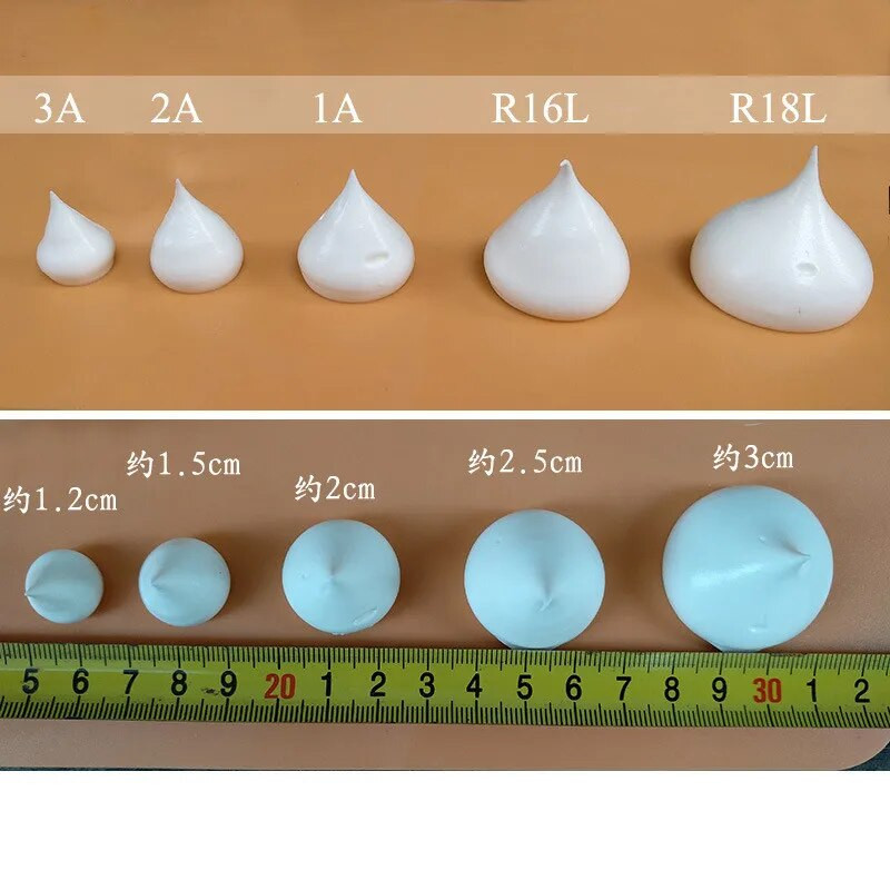 5vnt Virtuvės priedai Apvalios formos konditerijos antgaliai Tortų įrankiai Kremas nerūdijančio plieno glazūra vamzdeliai Tortai dekoravimo įrankiai