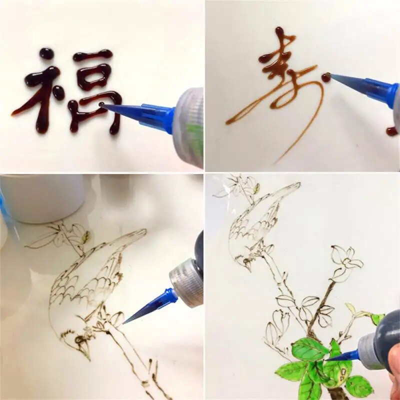 1/2/3 vnt uogienių dažymo išspaudžiami buteliukai su 7 purkštukais Torto dekoras kepimo tešla 50 ml buteliuko piešimo įrankiai uogienės puodo pyrago įrankiai