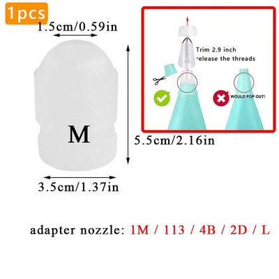 1 vnt. pyrago konditerijos antgalis, keitiklis, kepimo reikmenų kremas, gniuždymo, suspaudimo adapteris.