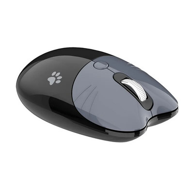 M3 belaidė „Bluetooth“ + 2,4 g pelė mergaitė mielas animacinis nešiojamasis kompiuteris biuro nešiojamasis belaidis „Bluetooth“ dviejų režimų pelė tyli ir tyli