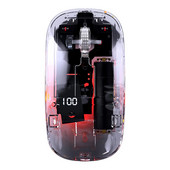 Nauja skaidri belaidė trijų režimų „Bluetooth“ šviesą skleidžianti pelė rodo galingą optinę pelę, tinkančią namų biurui ir žaidimams