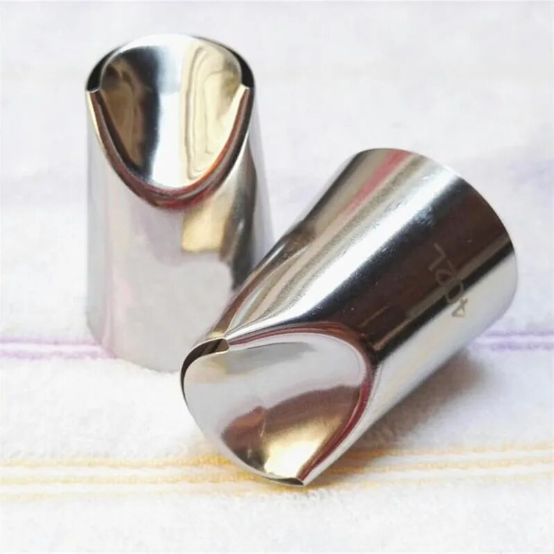 #402L Dideli vamzdžių antgaliai Tešlos antgalis Nerūdijančio plieno glajus Tipa Cake Cupcake dekoravimo įrankiai Sukurkite chrizantemą jurginą