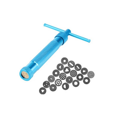 naujas 20 lėkščių molio ekstruderis torto skulptūros procesas cukraus pasta ekstruderis fondant procesas skulptūros modeliavimo įrankiai