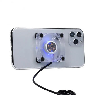 „IPhone“ / „xiaomi“ / „samsung“ nešiojamojo mini mobiliojo telefono aušinimo ventiliatoriaus radiatorius Mobilusis telefonas „Cool Heat Sink Game“ aušintuvo aušinimo artefaktas