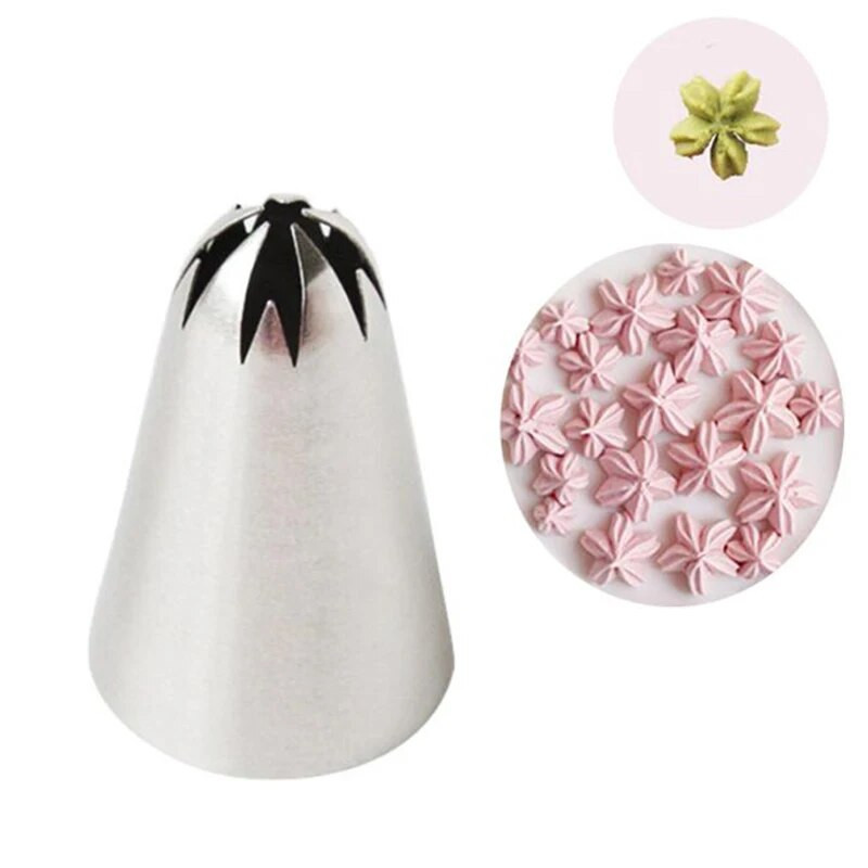 1 gabalas #2F Numesti gėlių vyšnių dekoravimo antgalis.