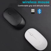 Belaidė žaidimų pelė 2.4G su „Bluetooth“ suderinama belaidė pelė Įkraunama ergonomiška pelė, skirta asmeniniam kompiuteriui nešiojamam kompiuteriui „Macbook ipad“