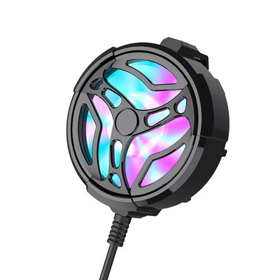 Universal RGB Mini Ventilator de răcire pentru telefon Radiator USB Turbo Hurricane Instrumente de răcire a jocului pentru iPhone Samsung Xiaomi Redmi Huawei Nova