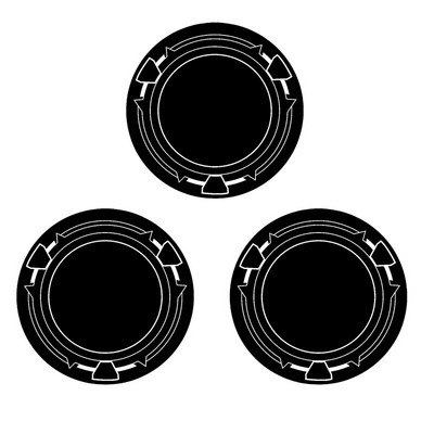 Šilumos išsklaidymo metalinė plokštė magnetiniam automobilinio telefono laikikliui Magnetinis stovas Geležinis diskas Lipdukas Telefonai Planšetinis Universalus Terminis Lakštas