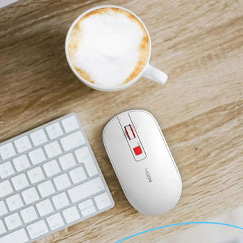 Miiiw Wireless Mute Mouse Lite ABS 800/1200/1600DPI Многоскоростен DPI Бутон за заглушаване 2.4GHz Безжичен приемник Безшумна мишка