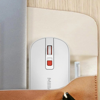 Miiiw Wireless Mute Mouse Lite ABS 800/1200/1600DPI Κουμπί σίγασης DPI πολλαπλών ταχυτήτων Αθόρυβο ποντίκι ασύρματου δέκτη 2,4 GHz